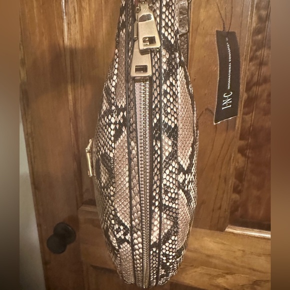 INC International Concepts Snake Hobo Purse - Picture 7 of 12